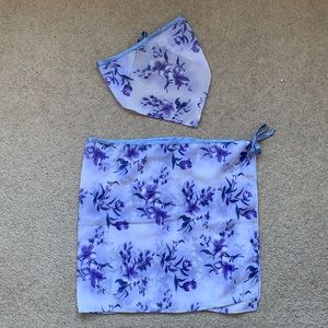 🟪 Beach Cover Up and Bandana